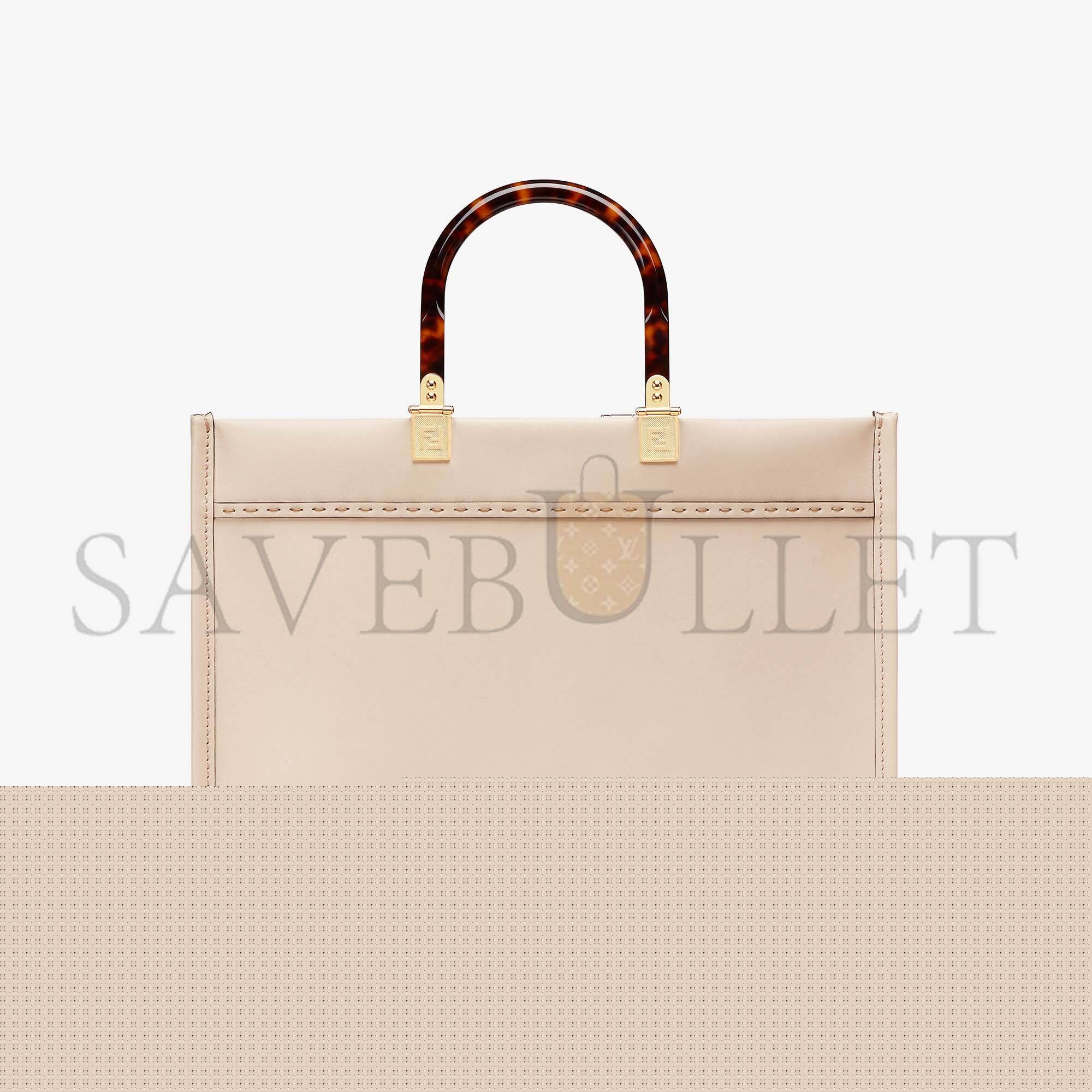 F**di sunshine medium - pink leather shopper 8bh386abvlf1ba9 (35*31*17cm)