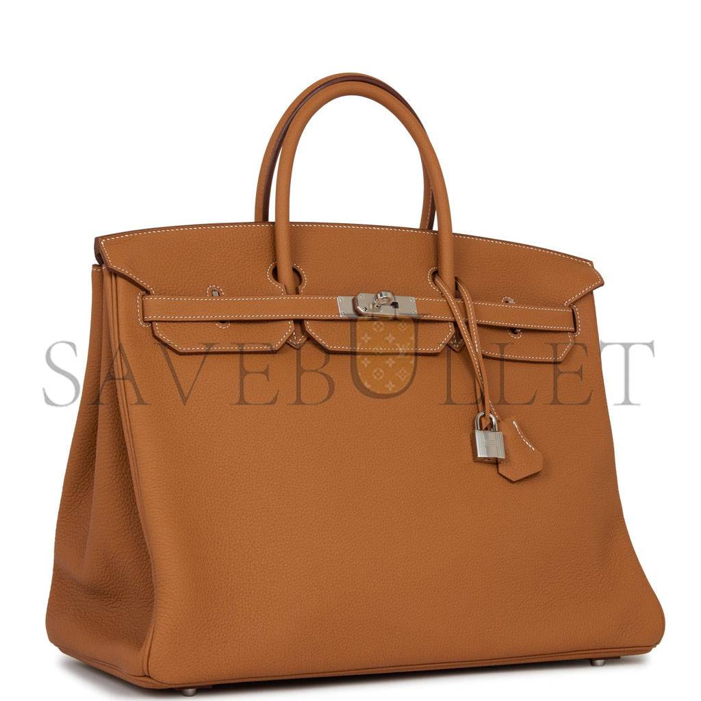H**mes birkin 40 gold togo palladium hardware 39714832613470 (40cm)