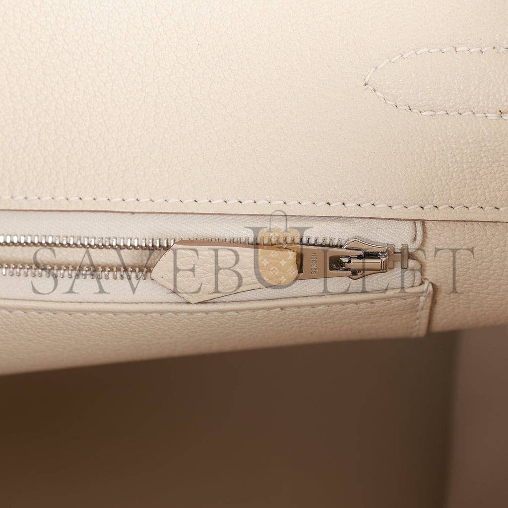 H**mes birkin 35 craie togo palladium hardware 39878406209630 (35cm)