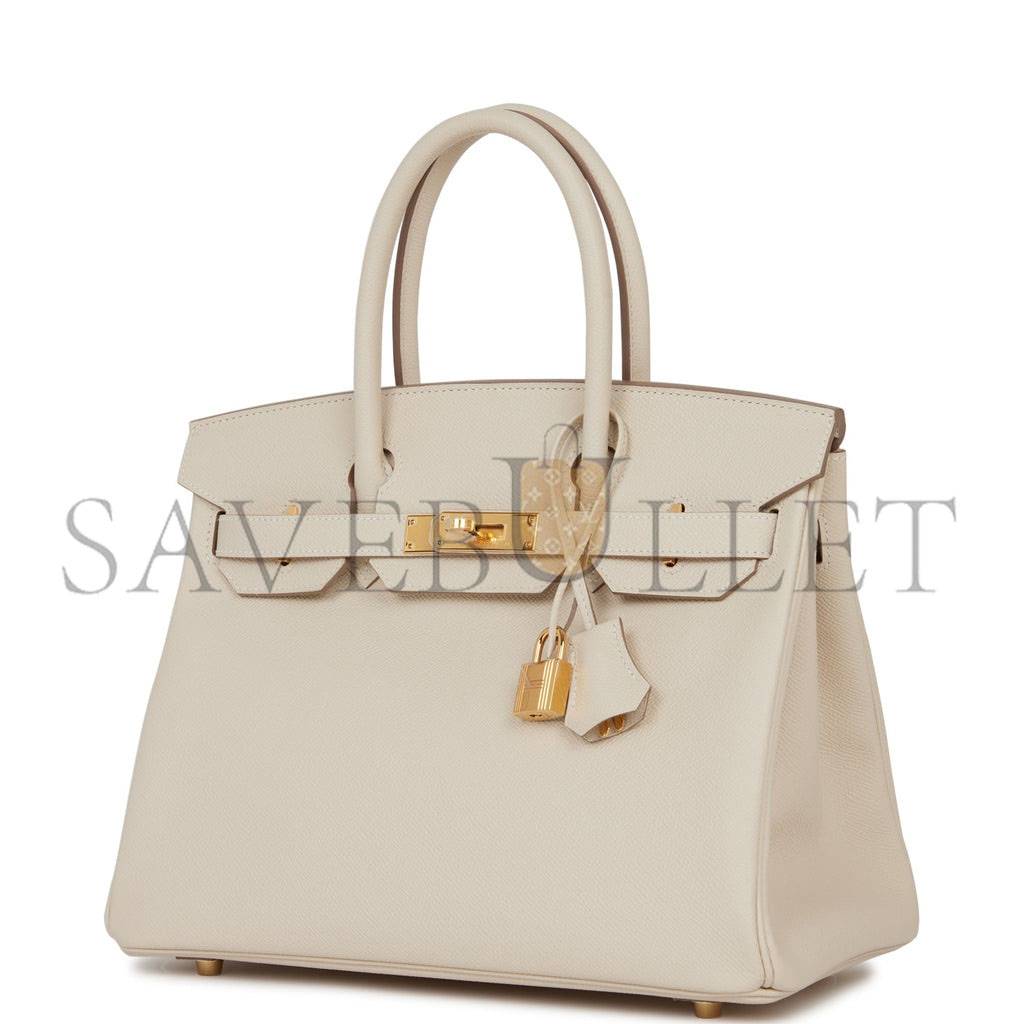 H**mes birkin 30 craie epsom gold hardware (30cm)