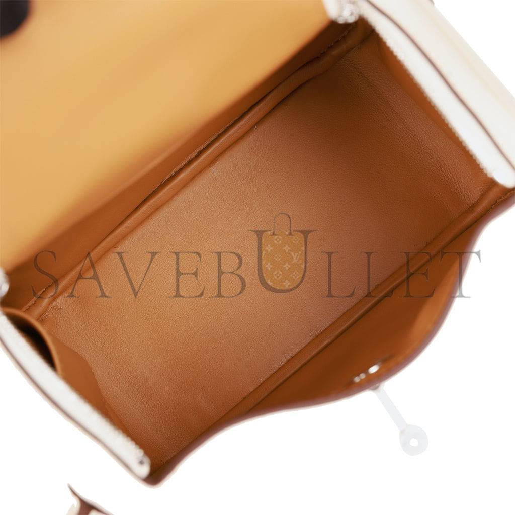 H**mes mini lindy nata verso swift palladium hardware (19*12.5*9)