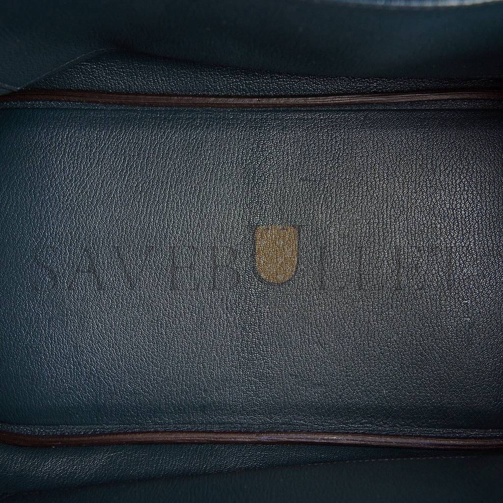 H**mes special order (hss) birkin 35 bleu electric verso clemence gold hardware (35*25*18cm)