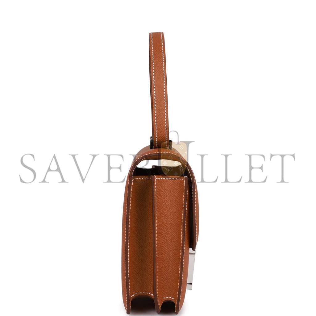 H**mes constance 18 gold epsom palladium hardware (18cm)