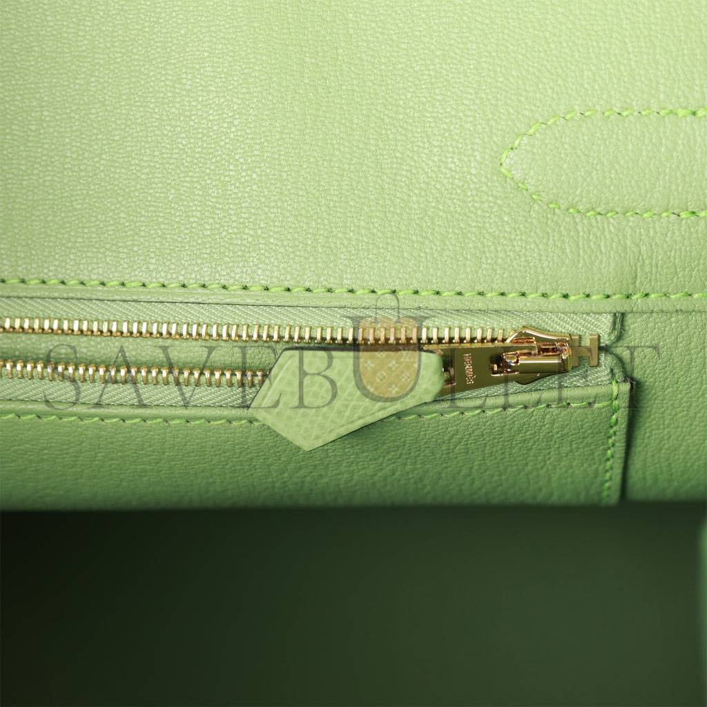 H**mes birkin 30 vert criquet epsom gold hardware (30cm)