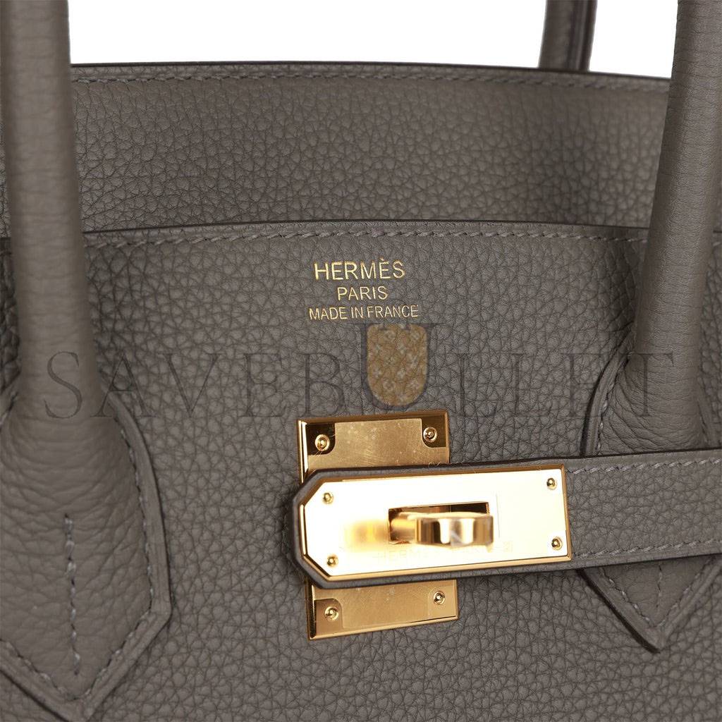 H**mes birkin 35 gris meyer togo gold hardware 39880414560350 (35cm)