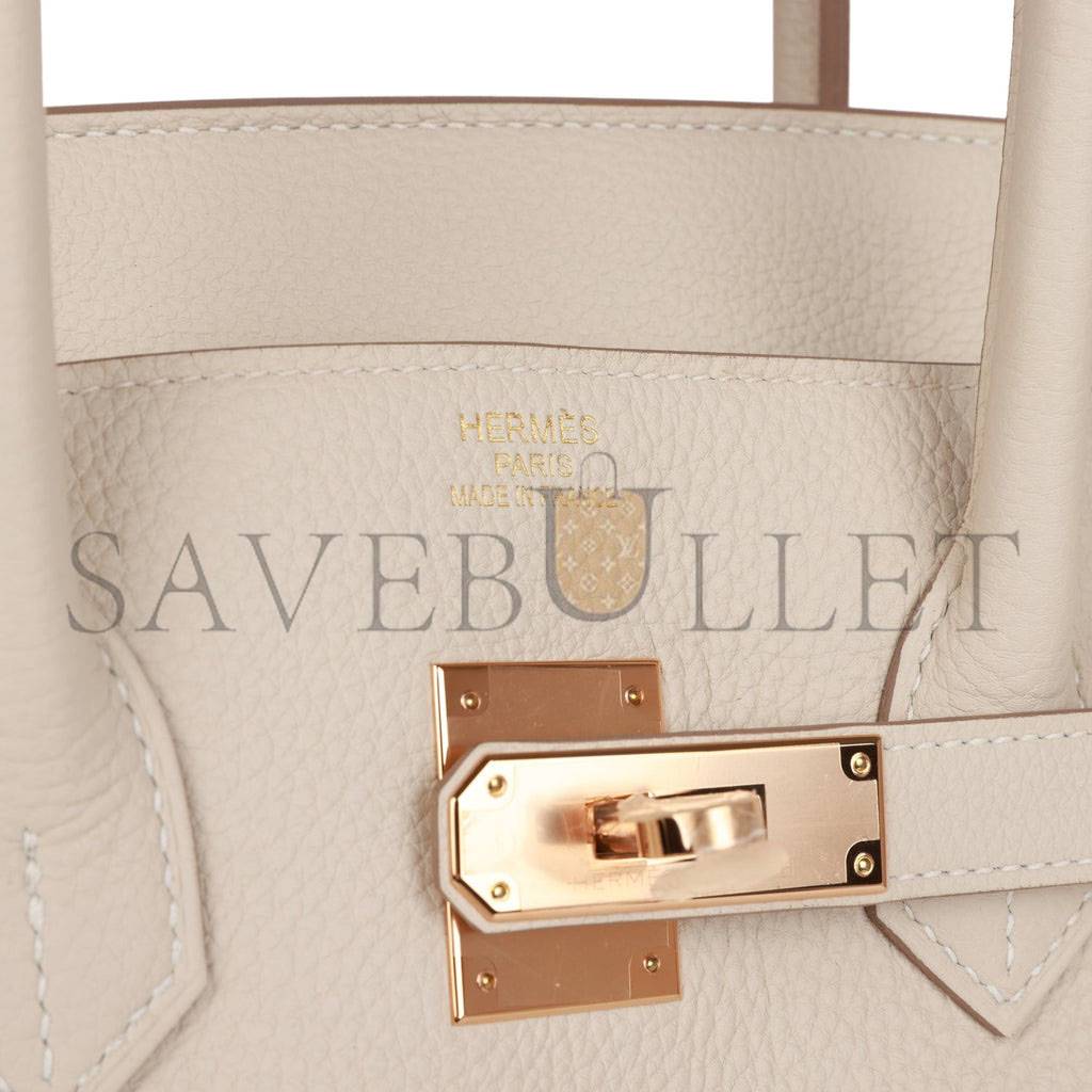 H**mes birkin 35 craie togo rose gold hardware 39892639252574 (35cm)
