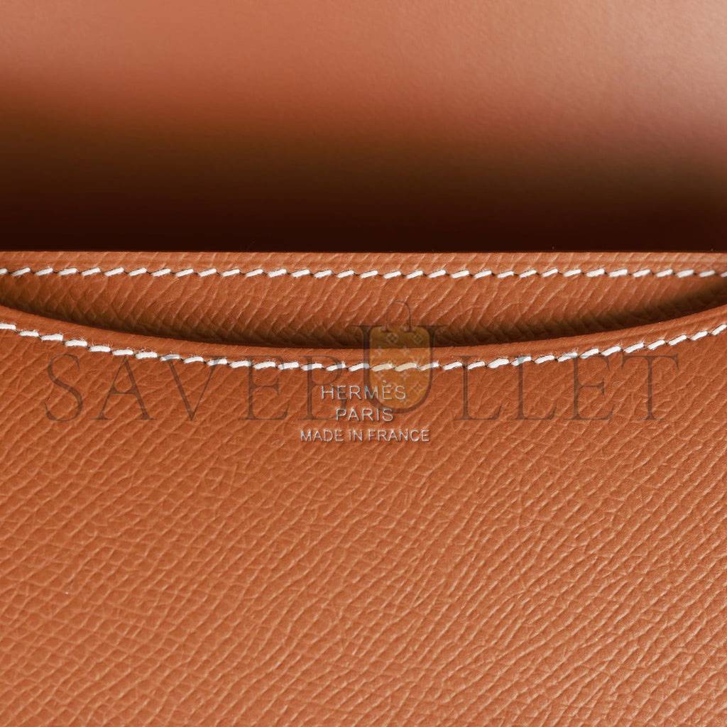H**mes constance 18 gold epsom palladium hardware (18cm)