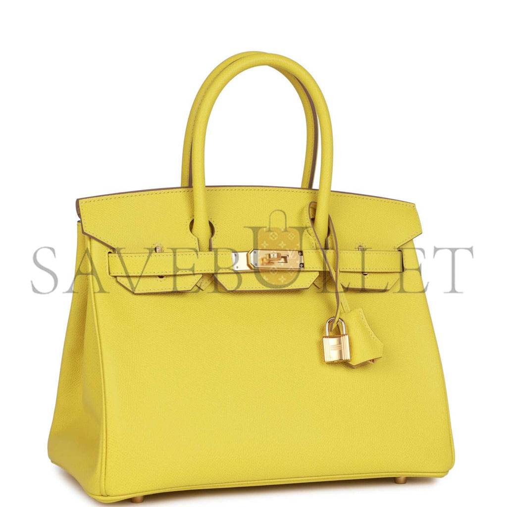 H**mes birkin 30 lime epsom gold hardware (30cm)