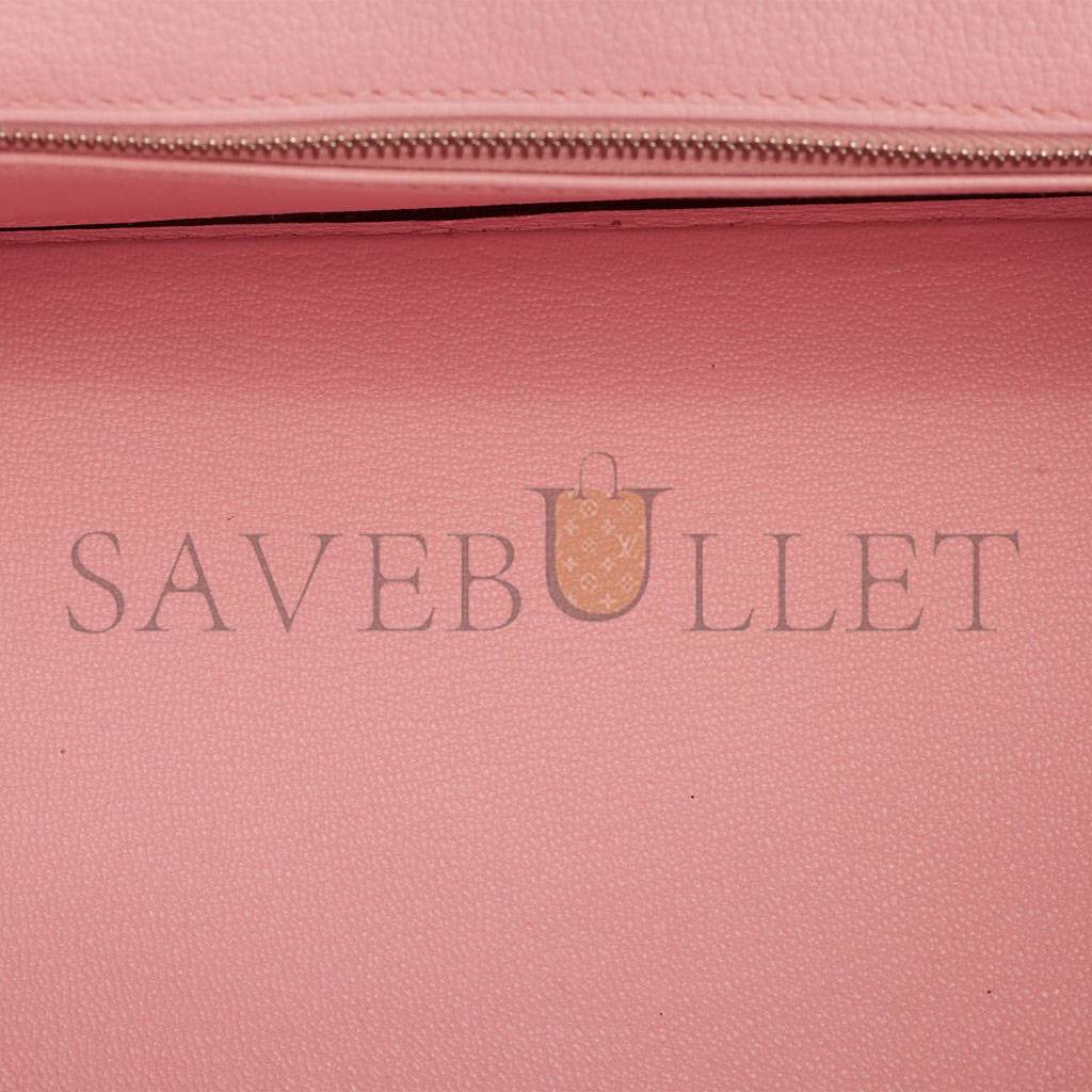 H**mes birkin 25 rose sakura jonathan palladium hardware handmade (25cm)