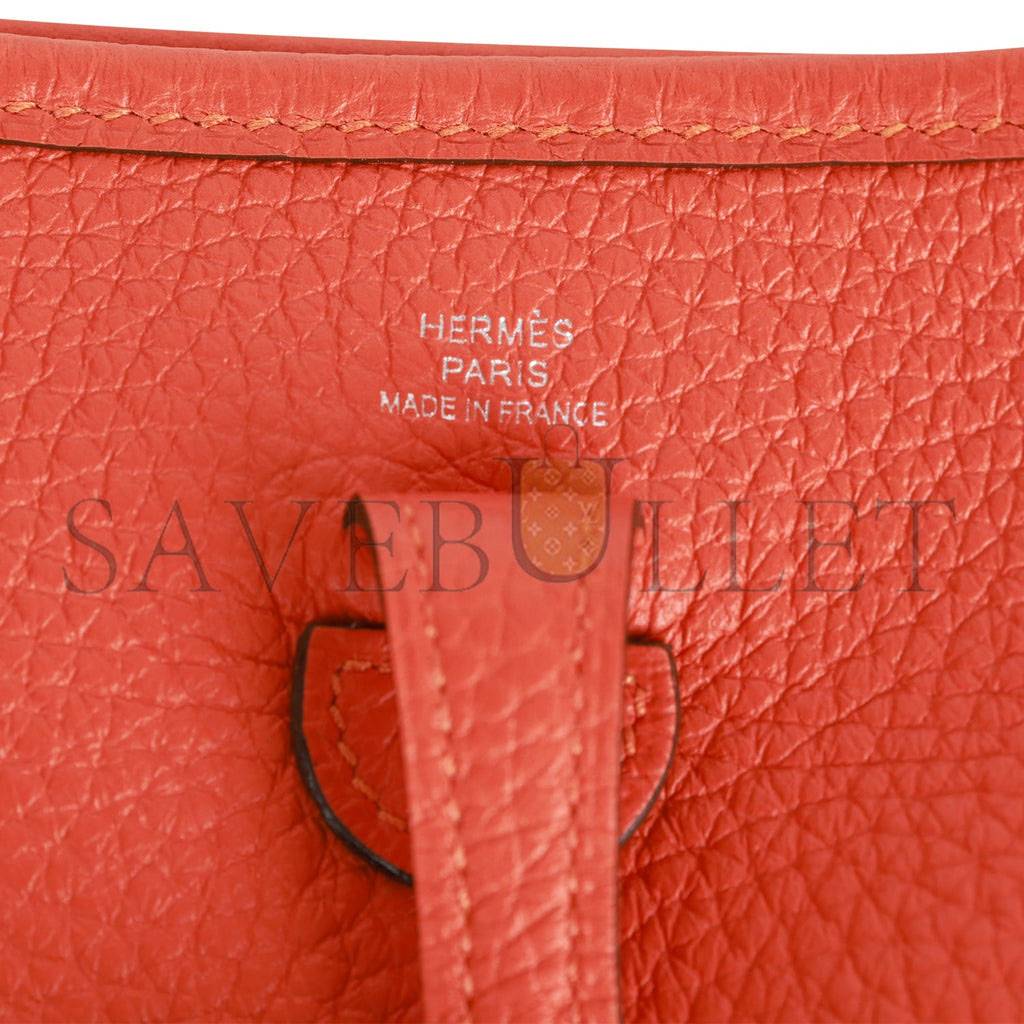 H**mes evelyne tpm feu clemence palladium hardware (17cm)