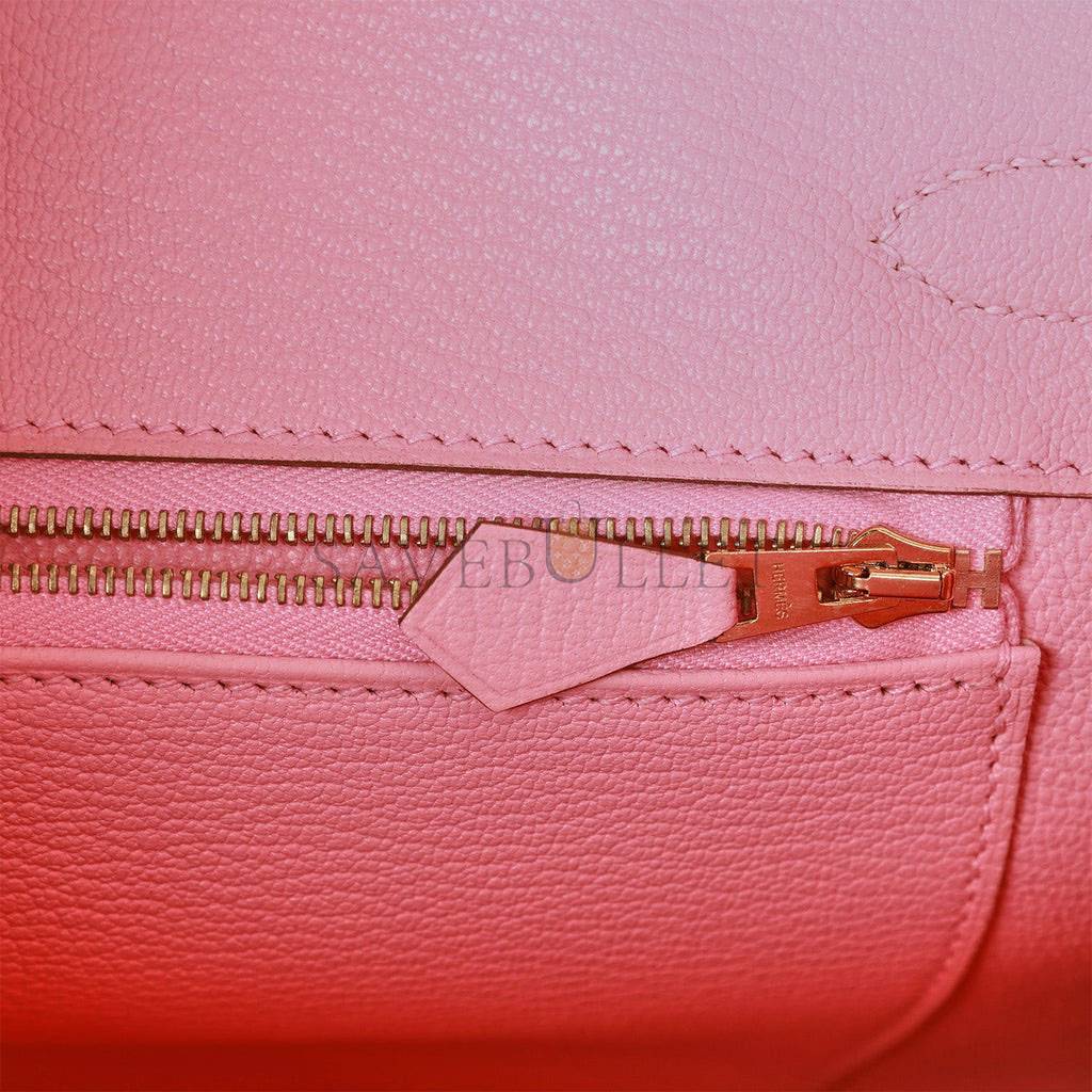 H**mes birkin 30 rose confetti chevre gold hardware (30cm)