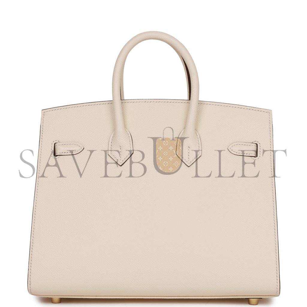 H**mes birkin sellier 25 nata epsom gold hardware handmade (25cm)