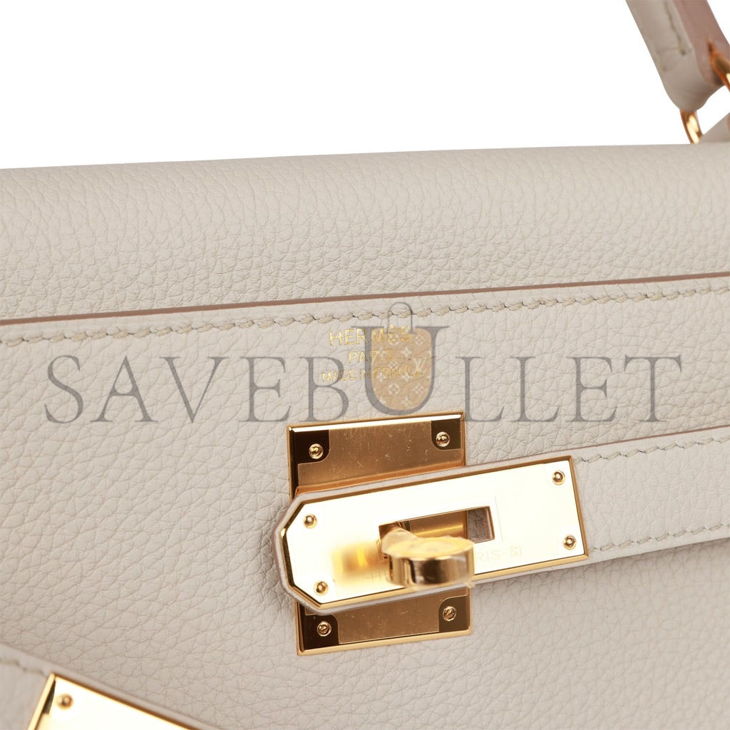 H**mes kelly retourne 28 beton togo gold hardware (28*22*10cm)