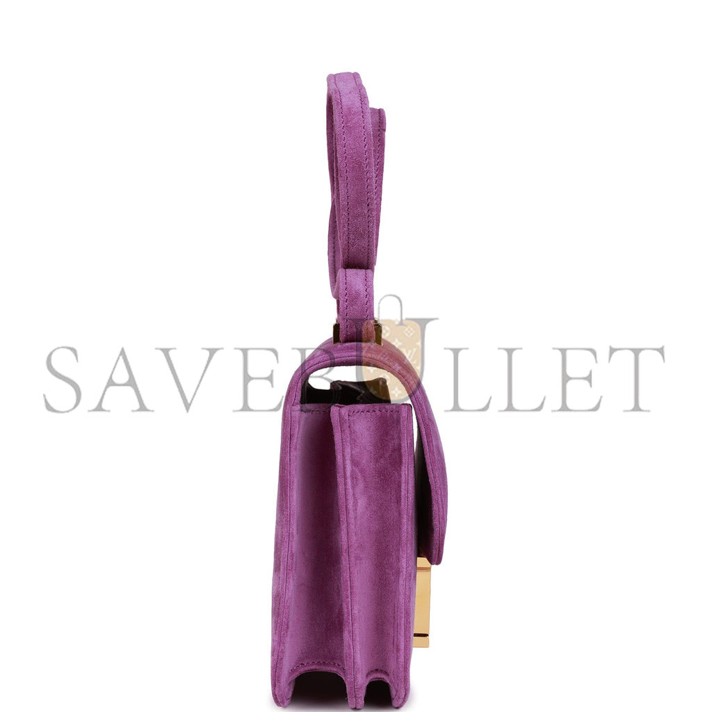 H**mes constance 18 violet doblis gold hardware 39793238179934 (18cm)