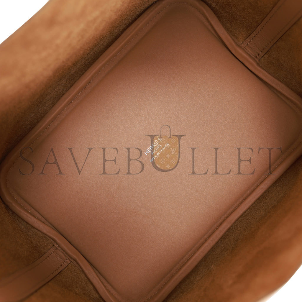 H**mes picotin lock 18 lucky daisy chai swift palladium hardware (18*13*18cm)