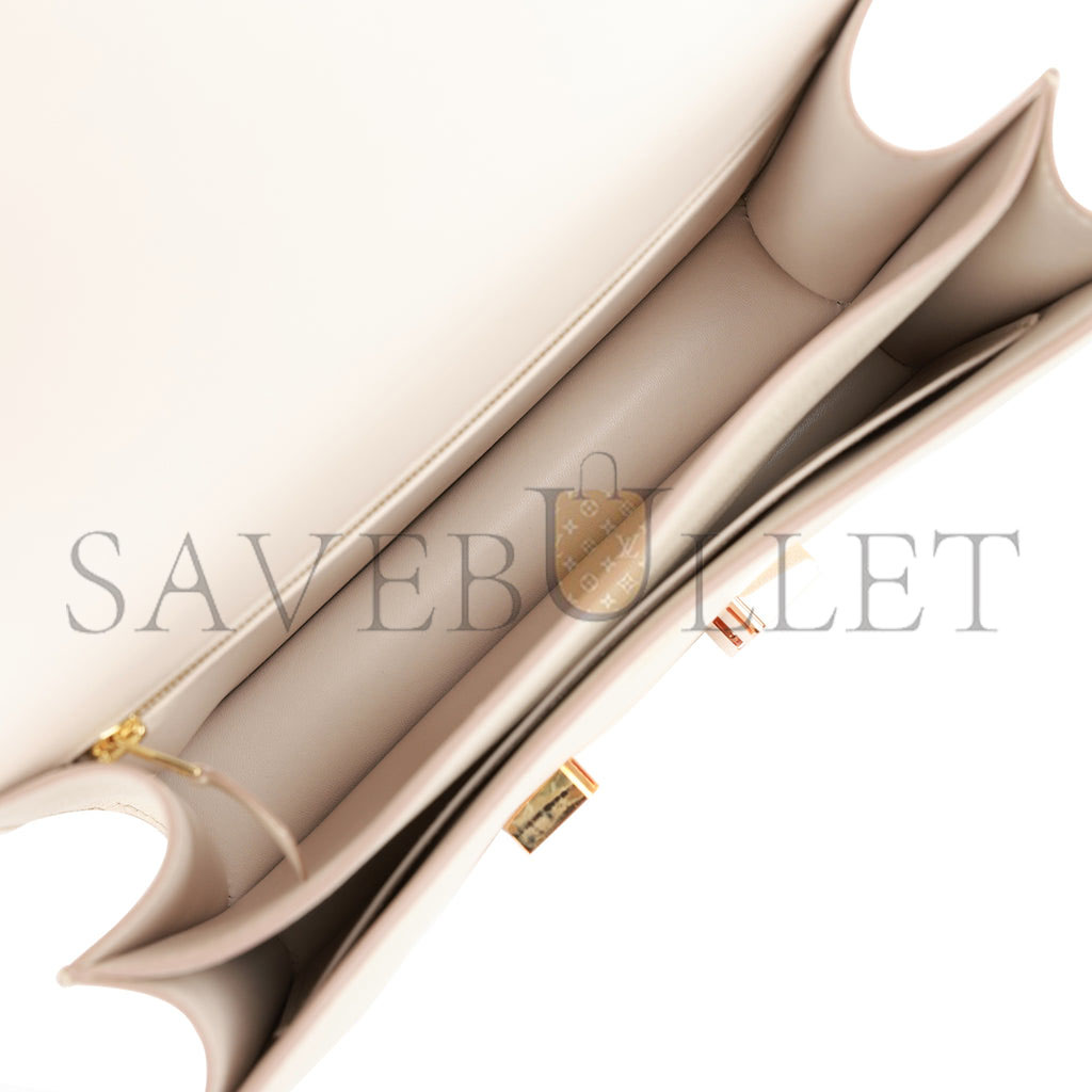 H**mes constance 24 gris perle evercolor rose gold hardware 39830448537694 (24cm)