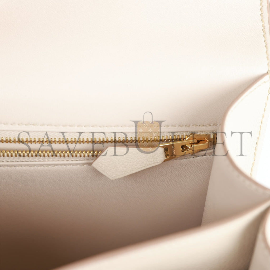 H**mes constance 24 gris perle evercolor rose gold hardware 39830448537694 (24cm)