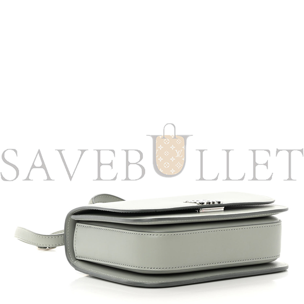 l*ew* silk calfskin small goya bag gray (19*13*6cm)