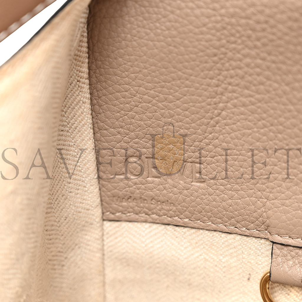 l*ew* calfskin medium hammock shoulder bag sand mink (33*30*17cm)