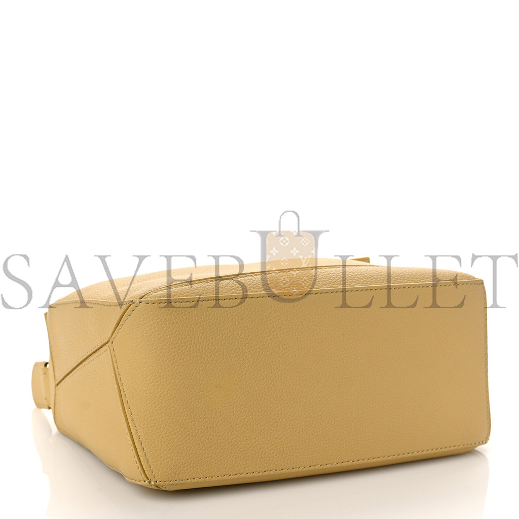 l*ew* calfskin small puzzle bag dark butter (24*16.5*10.5cm)
