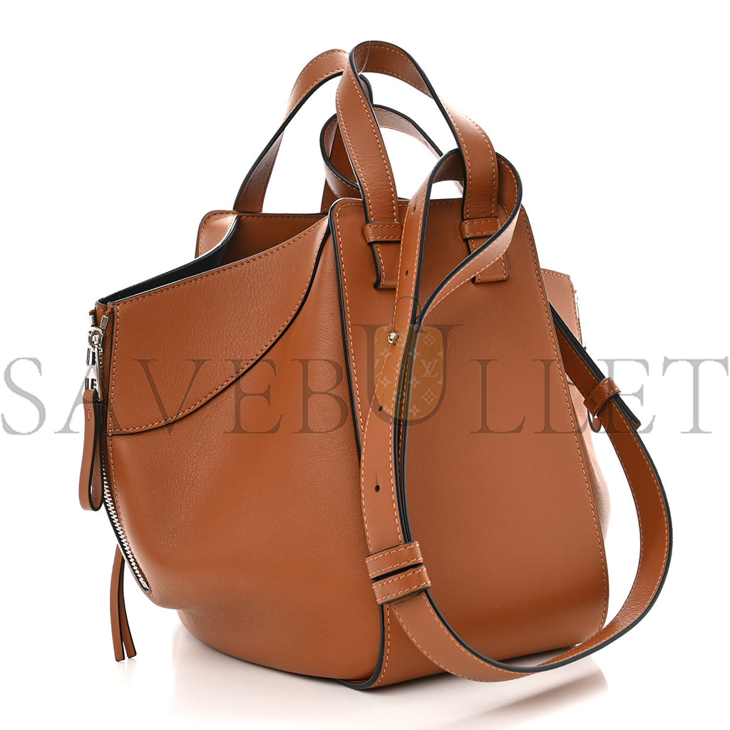 l*ew* calfskin small hammock shoulder bag tan (30*25*13.5cm)