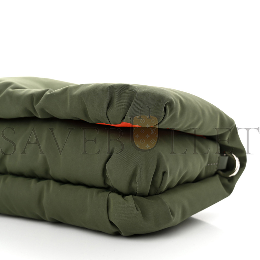 l*ew* nylon mini goya puffer bag vintage khaki (19*13*6cm)