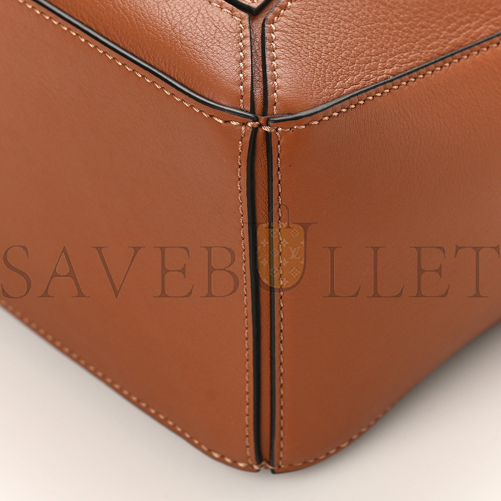 l*ew* calfskin small puzzle bag tan (24*16.5*10.5cm)