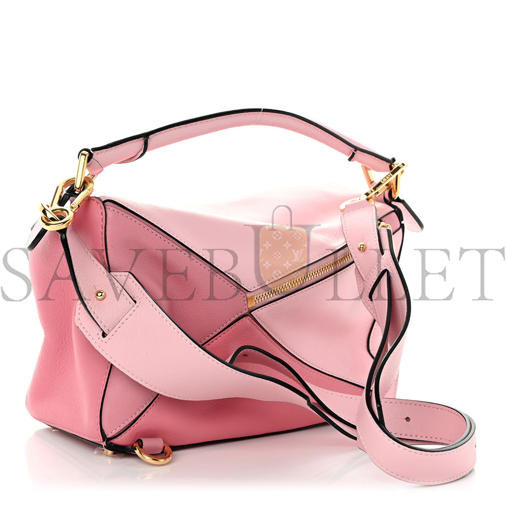 l*ew* calfskin small puzzle bag rosa (24*16.5*10.5cm)