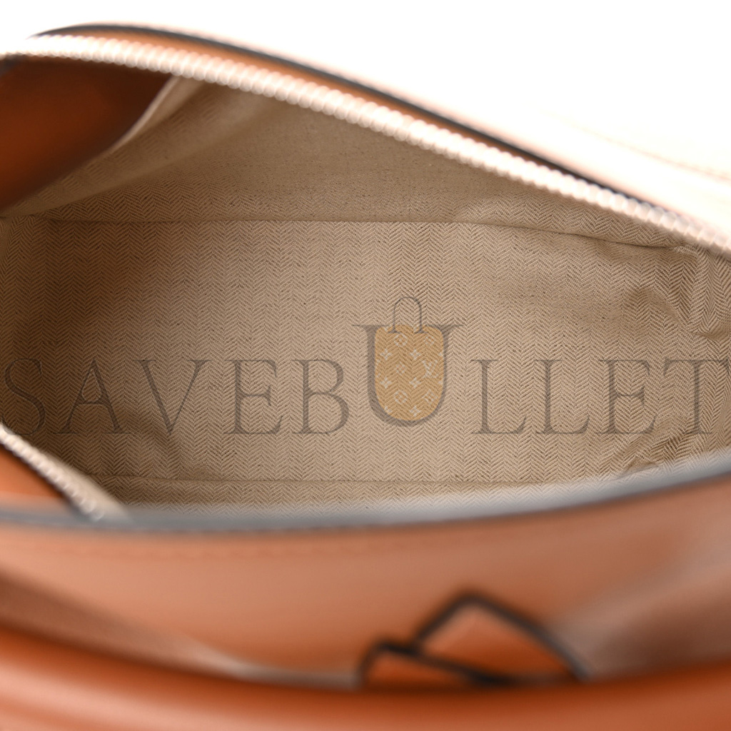 l*ew* calfskin medium puzzle bag tan (28*18*12cm)