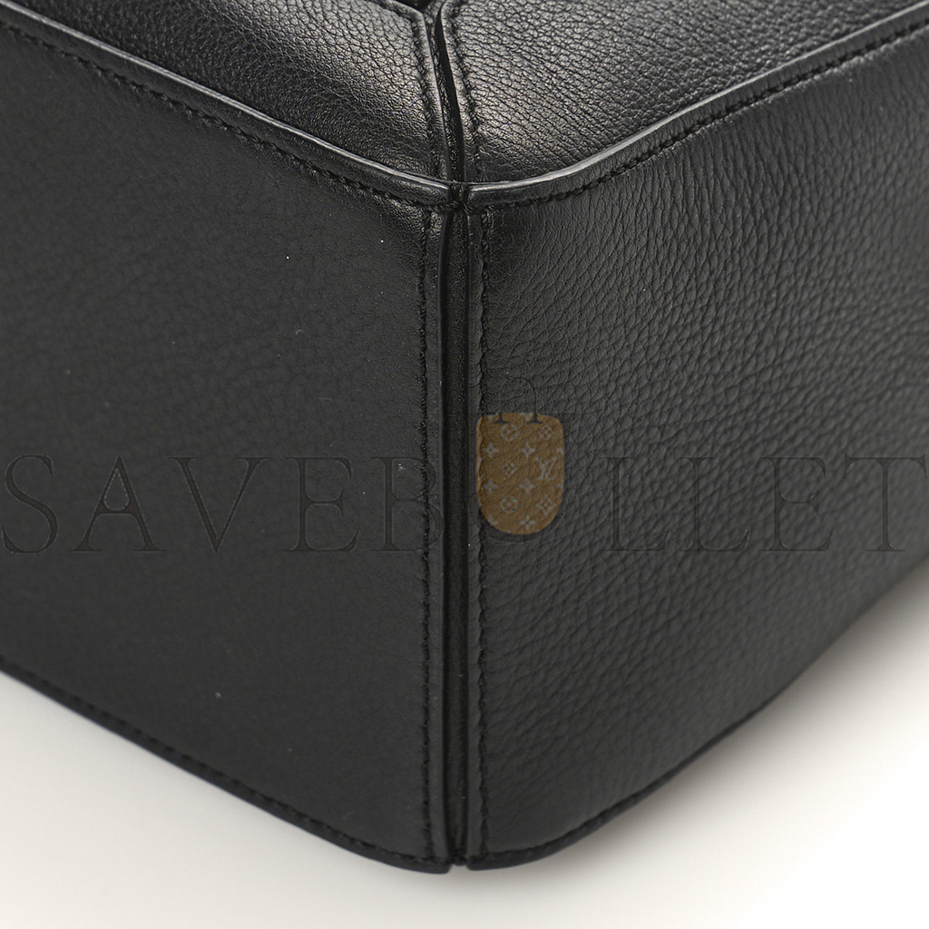 l*ew* calfskin small puzzle bag black (24*16.5*10.5cm)