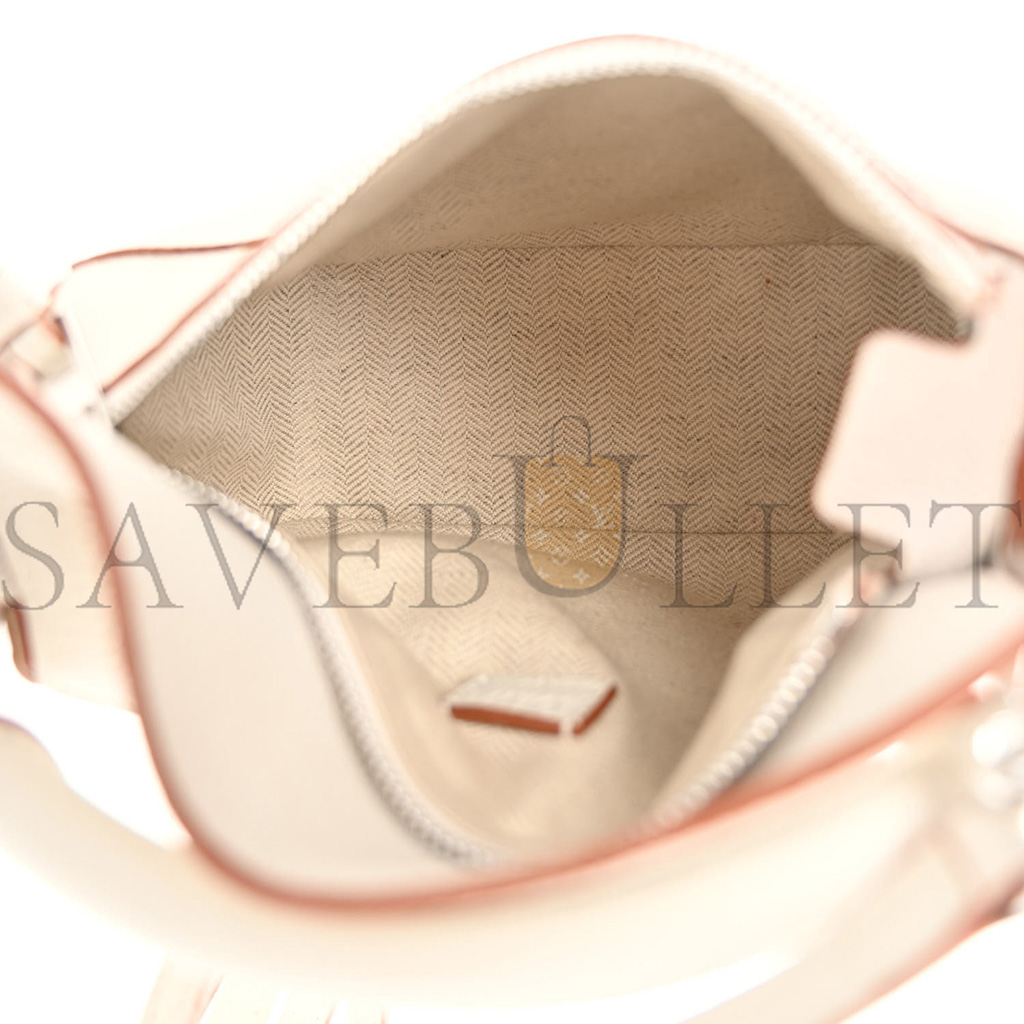l*ew* calfskin mini puzzle bag soft white (18*12.5*8cm)