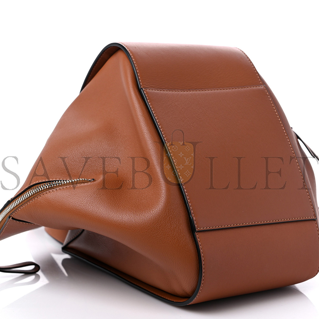 l*ew* calfskin small hammock shoulder bag tan (30*25*13.5cm)