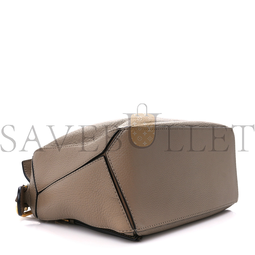 l*ew* grained calfskin small puzzle bag sand mink (24*16.5*10.5cm)