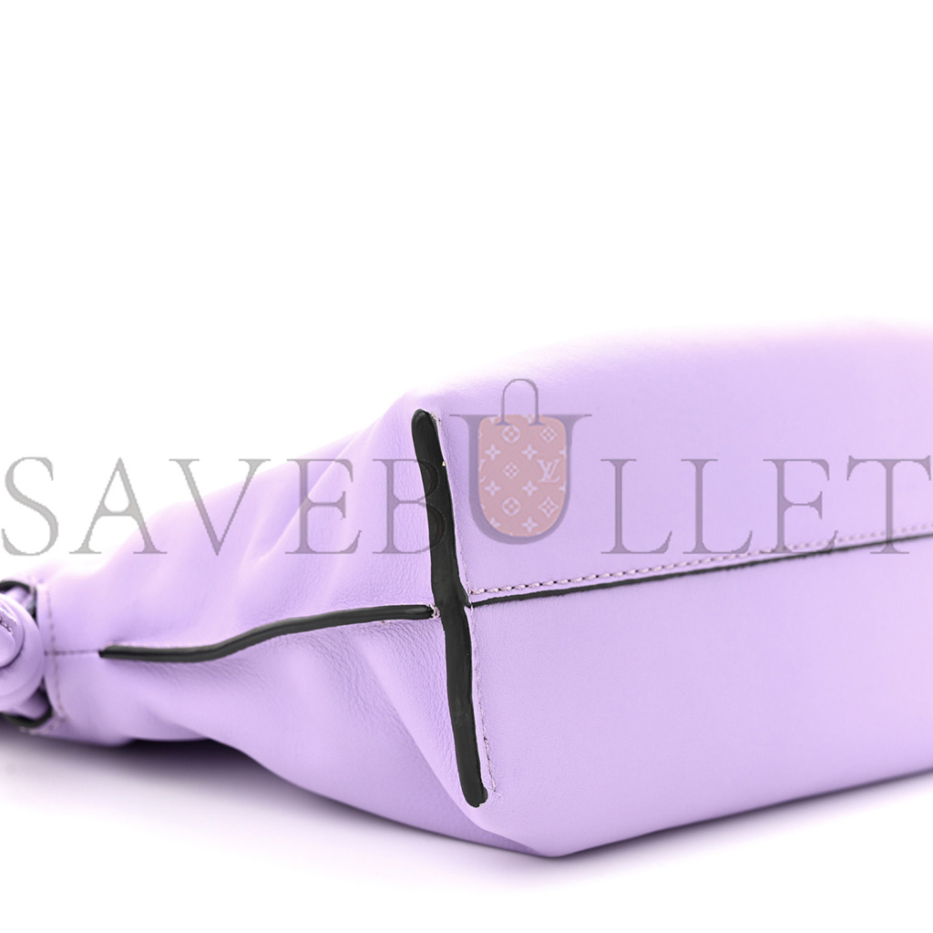 l*ew* calfskin mini flamenco knot bag light mauve (23*18*7cm)