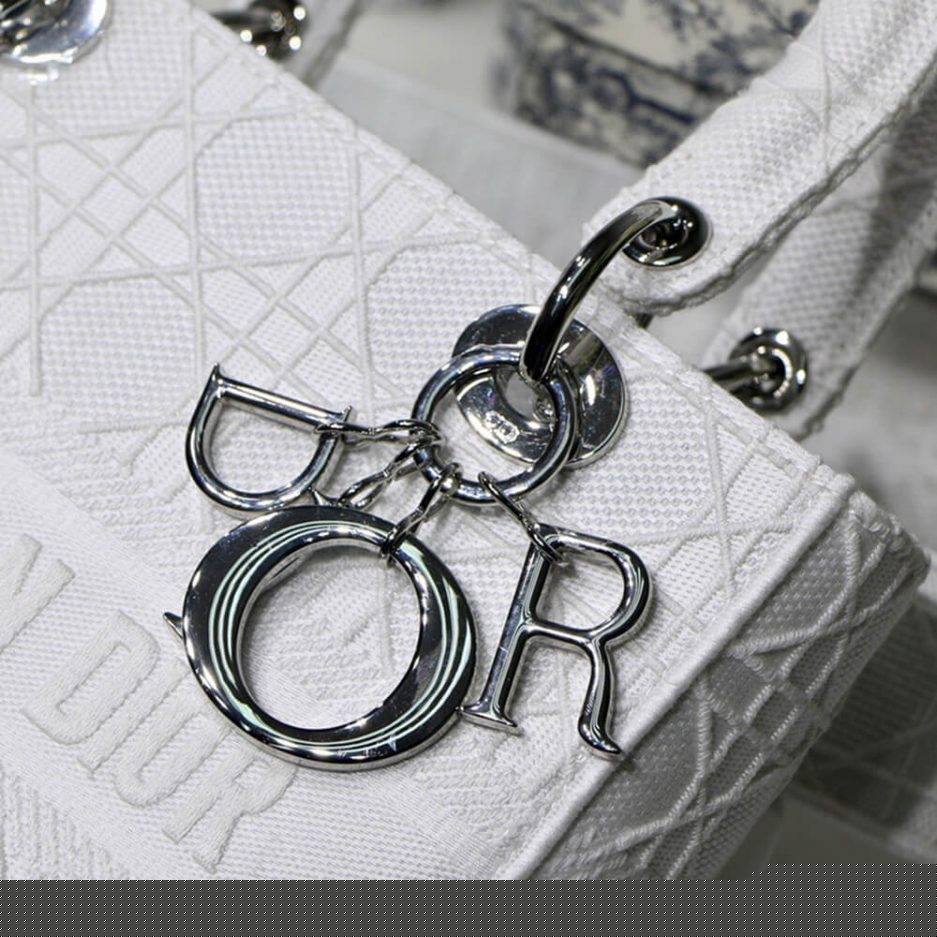 D*or medium lady d-lite bag m0565onge_m030 (24cm*20cm*11cm)