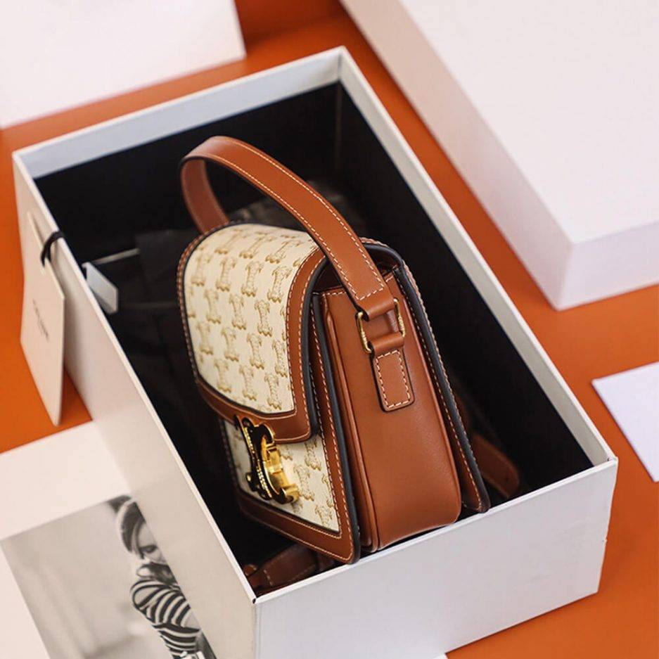 Ce**e teen triomphe bag 188882bz4.01bc (18.5*14*6cm)