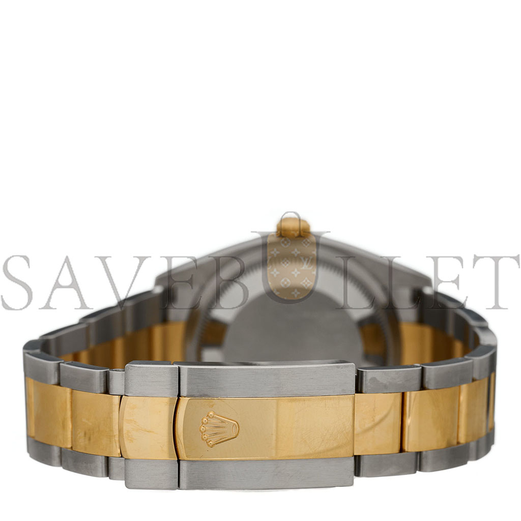 r*l*x stainless steel 18k yellow gold Di*m*nd 36mm oyster perpetual datejust watch silver roman 126233