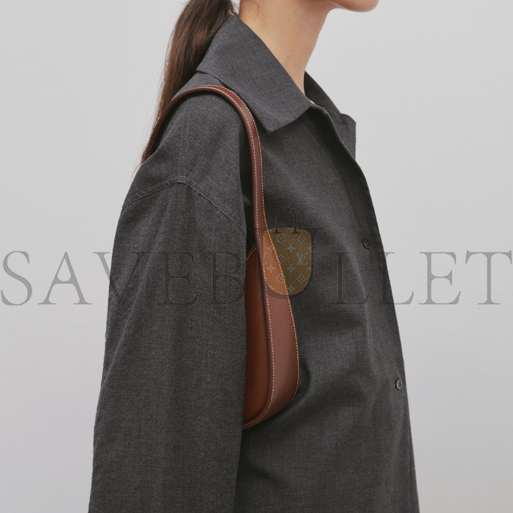 T*e R*w half moon bag in leather cherry wood w1249l60chywd (34*20*6cm)