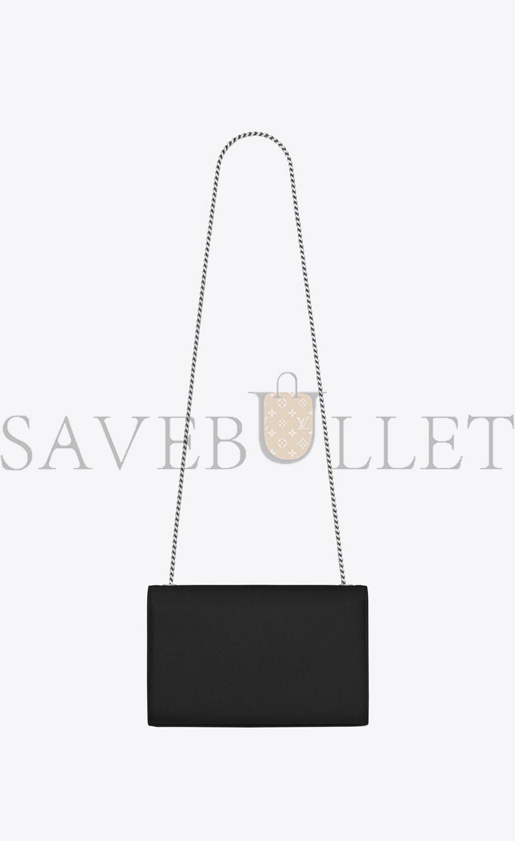 Y*L kate medium chain bag in grain de poudre embossed leather 364021bow0n1000 (24*14.5*5.5cm)