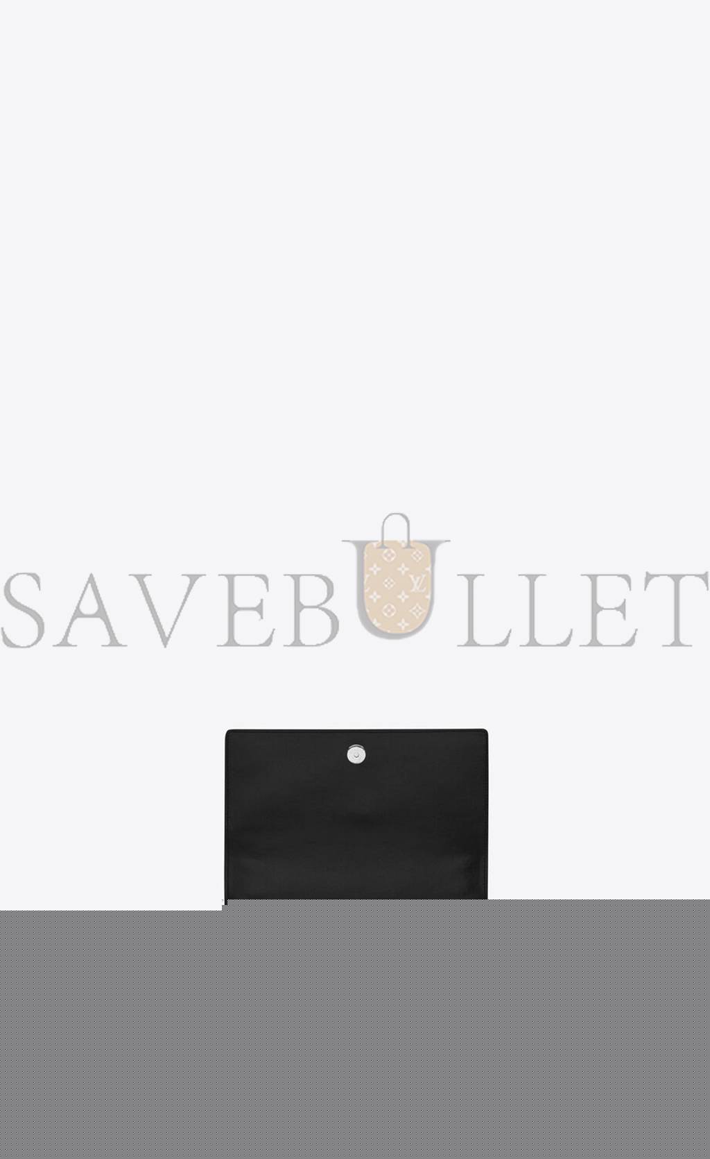 Y*L sunset medium chain bag in smooth leather 442906d420n1000 (22*16*6.5cm)