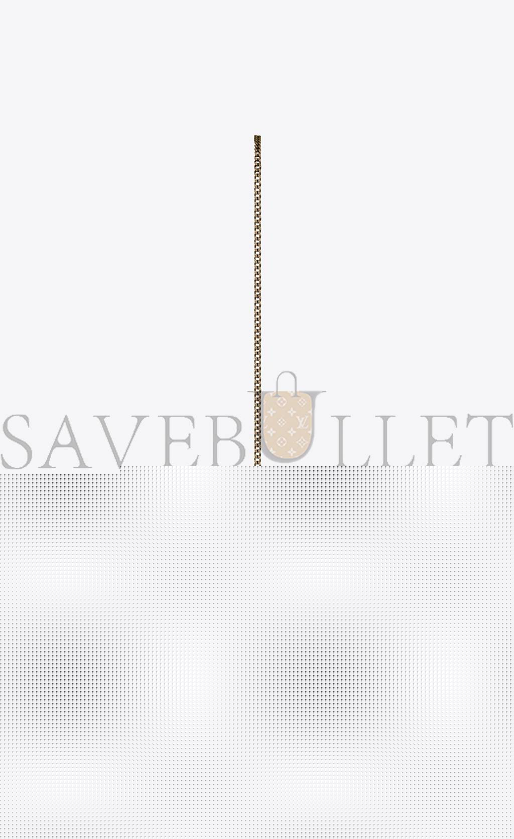 Y*L kate small chain bag with tassel in crocodile-embossed shiny leather 474366dnd0j1000 (20*12.5*5cm)