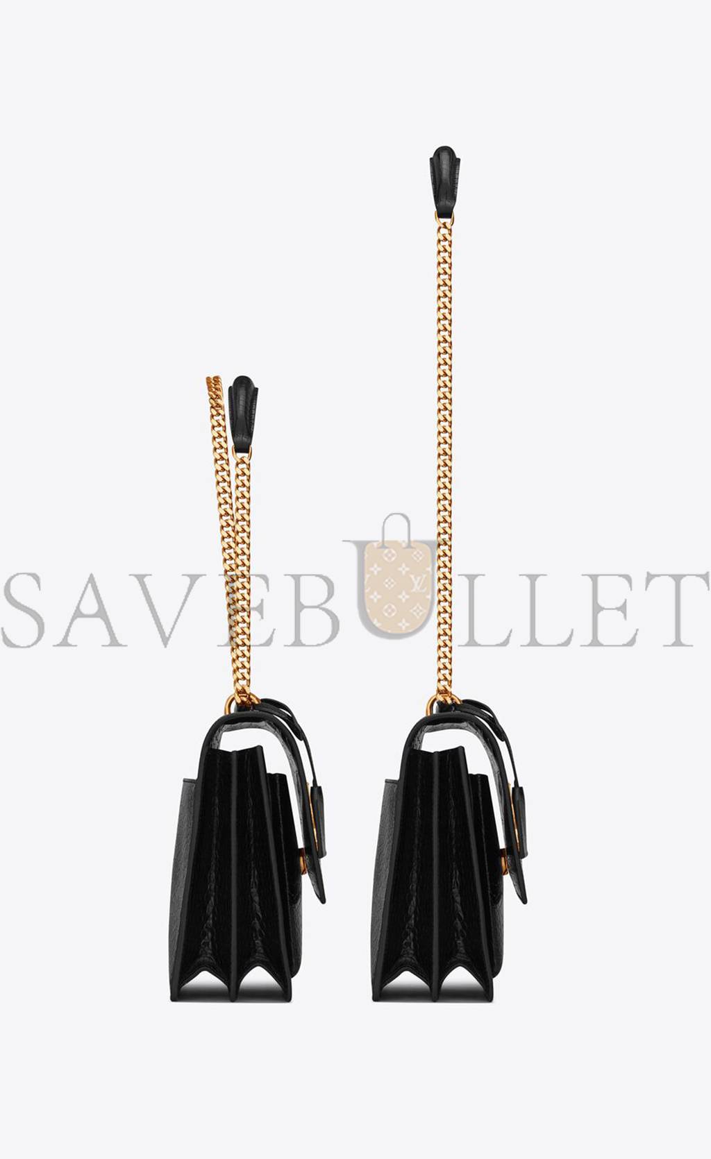 Y*L sunset large chain bag in crocodile-embossed shiny leather 498779dnd0j1000 (27*18*8cm)