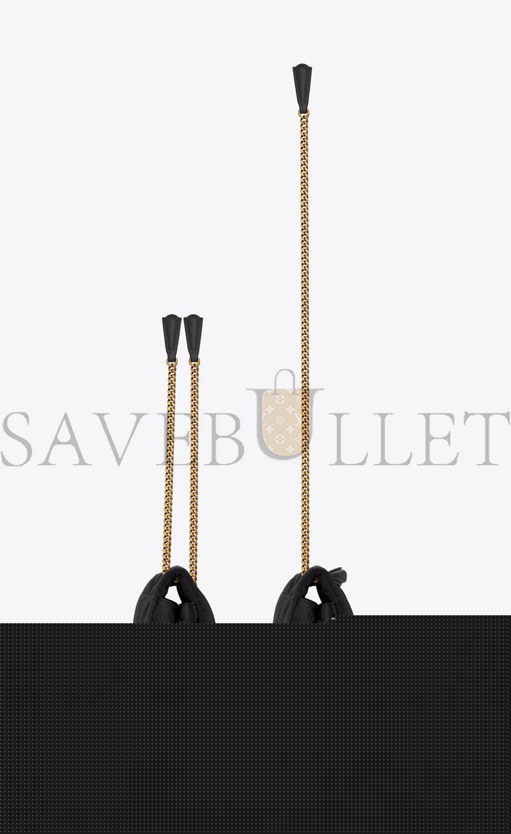 Y*L jamie medium chain bag in satin and leather 515821faauf1000 (25*15*7.5cm)