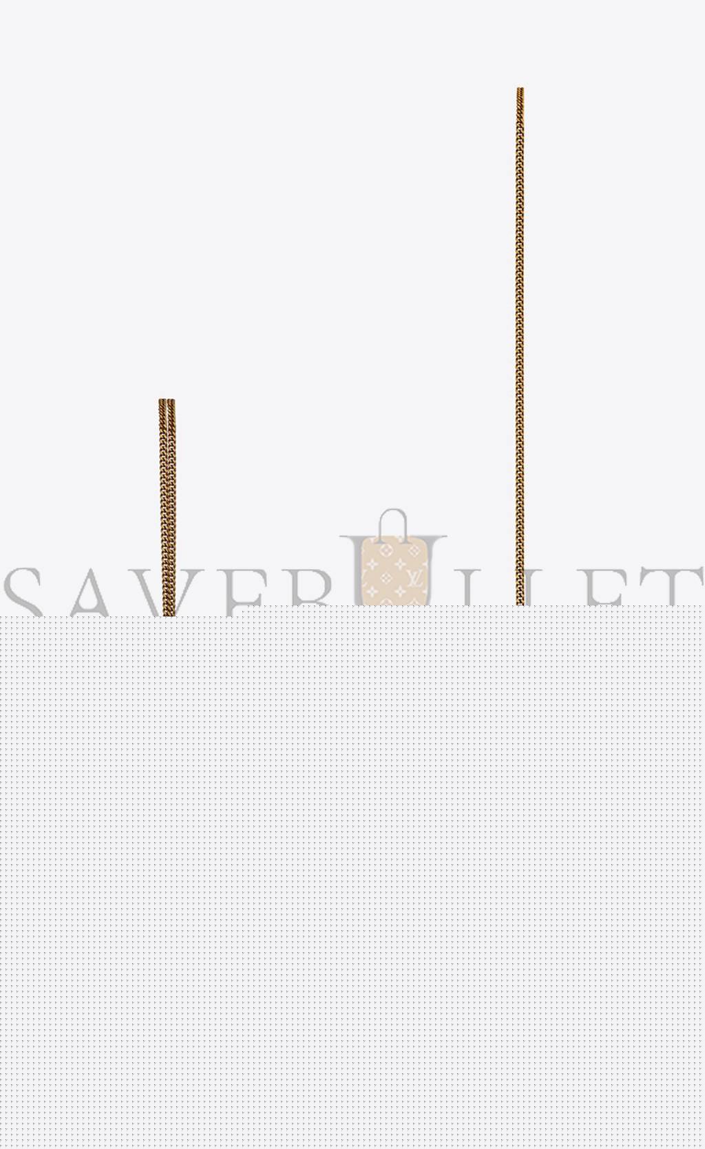 Y*L cassandra medium chain bag in grain de poudre embossed leather 532750bow0w1000 (22*16.5*5.5cm)