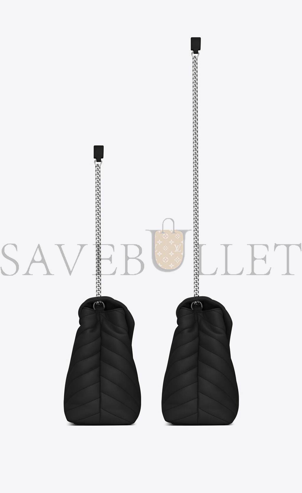 Y*L loulou medium chain bag in quilted leather 574946dv7261000 (32*22*12cm)