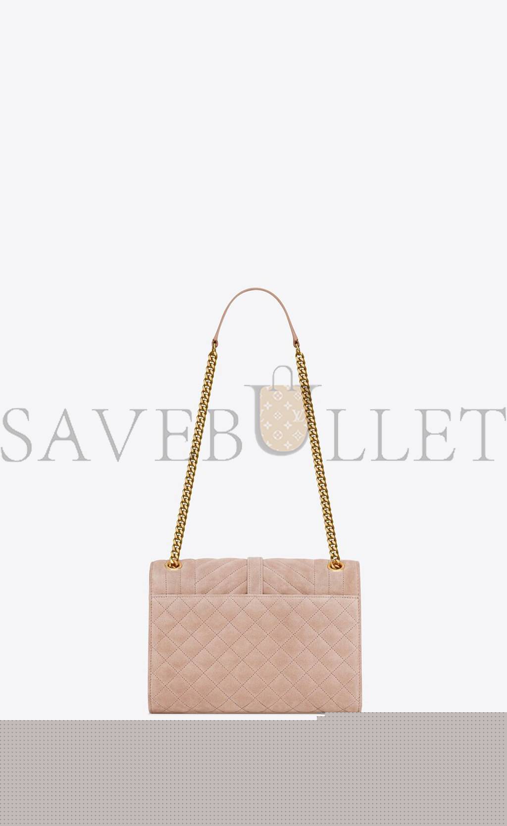 Y*L envelope medium chain bag in mix matelassé suede 6001851s7f12738 (24*17.5*6cm)