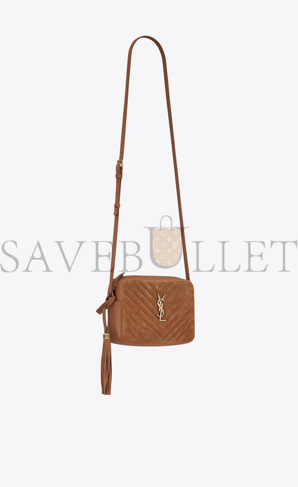 Y*L lou camera bag in quilted suede and smooth leather 6125441s7r77761 (23*16*6cm)