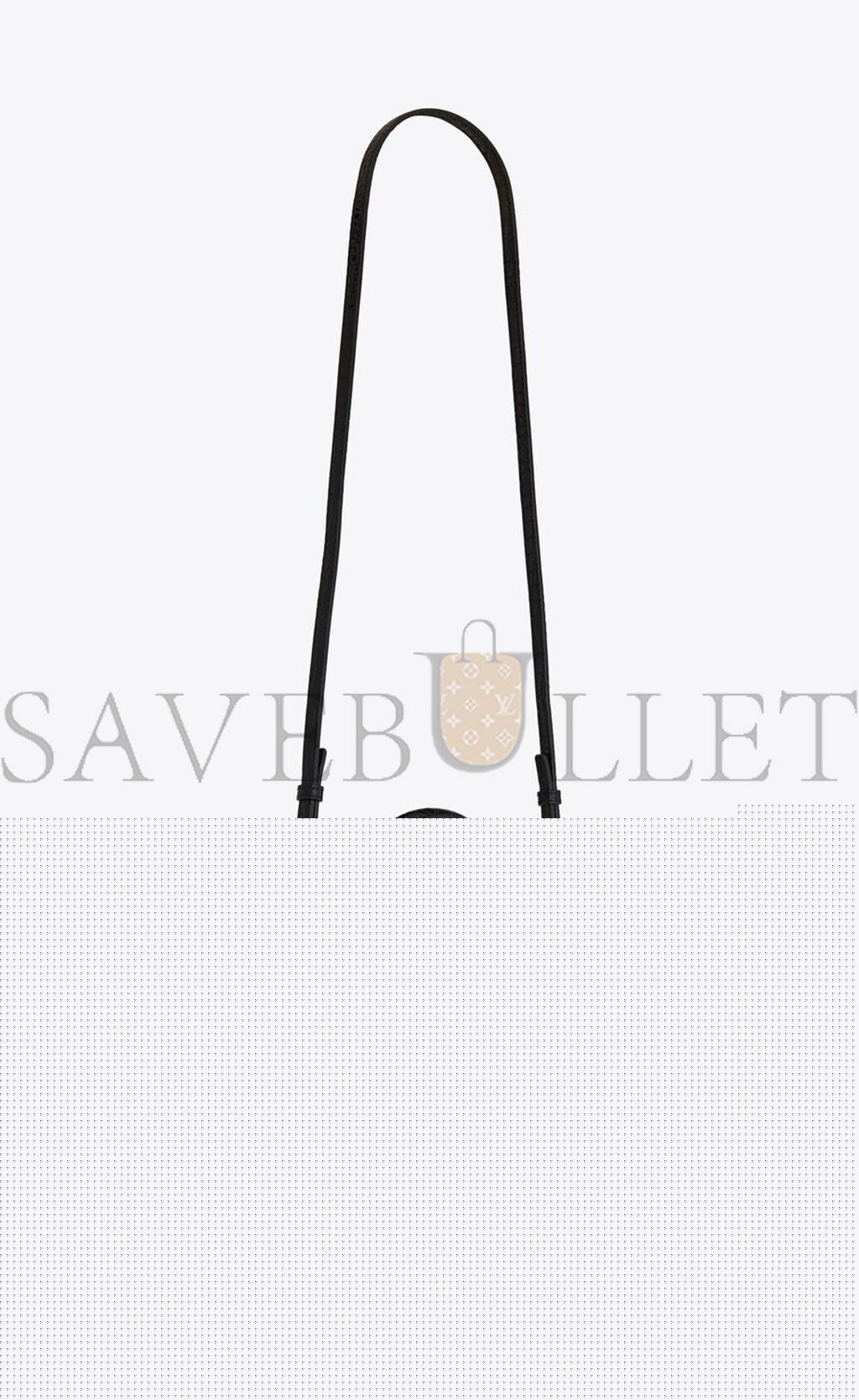 Y*L cassandra mini top handle bag in crocodile-embossed shiny leather 623930dnd0j1000 (20*16*7.5cm)