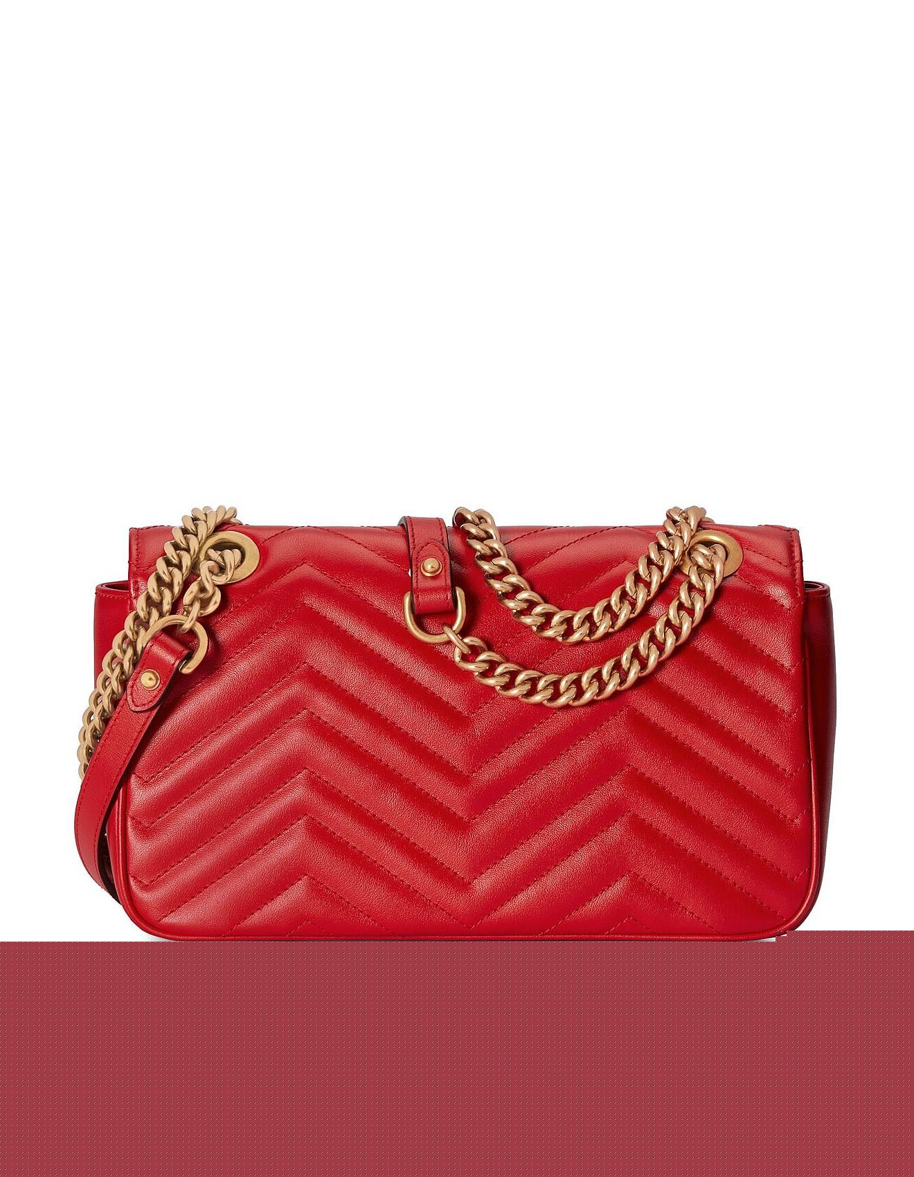 G*u*i gg marmont small shoulder bag  443497 (26*15*7cm)