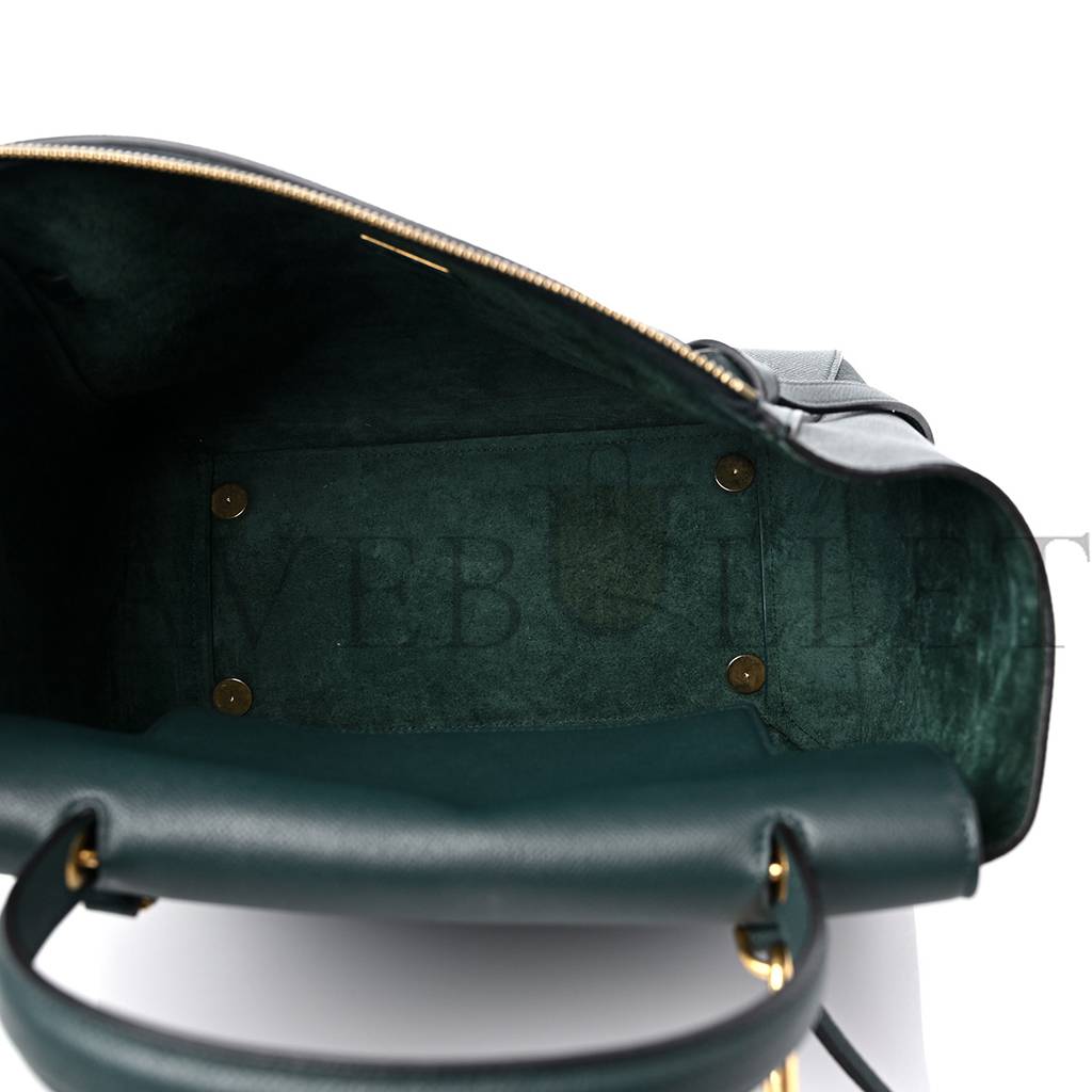 Ce**e grained calfskin mini belt bag amazone (28*22*17cm)